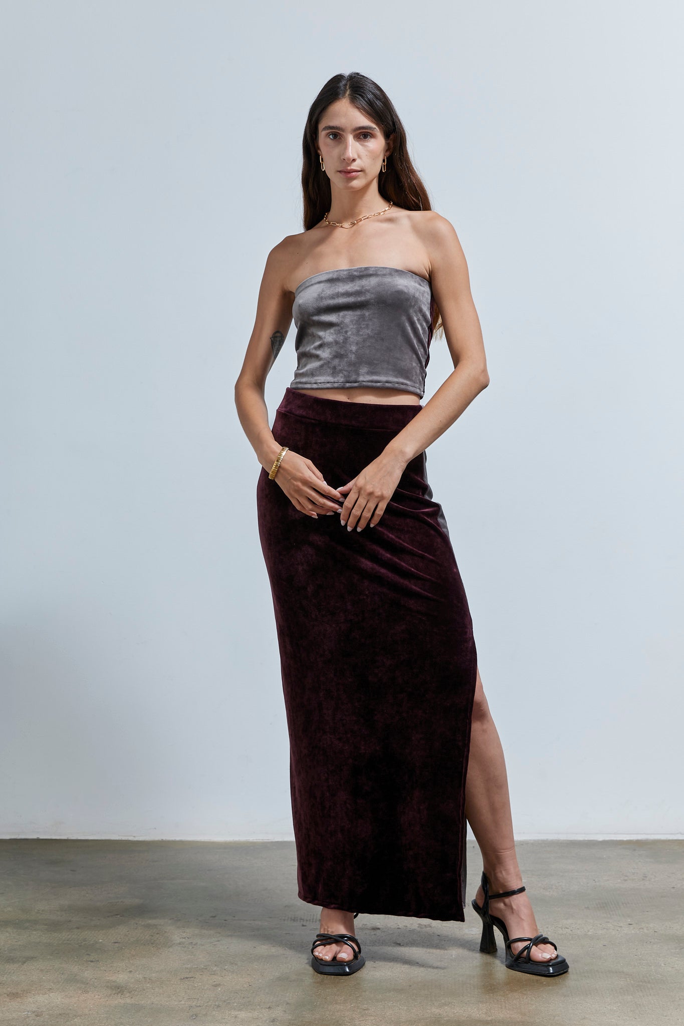 The Velvet Mix Skirt