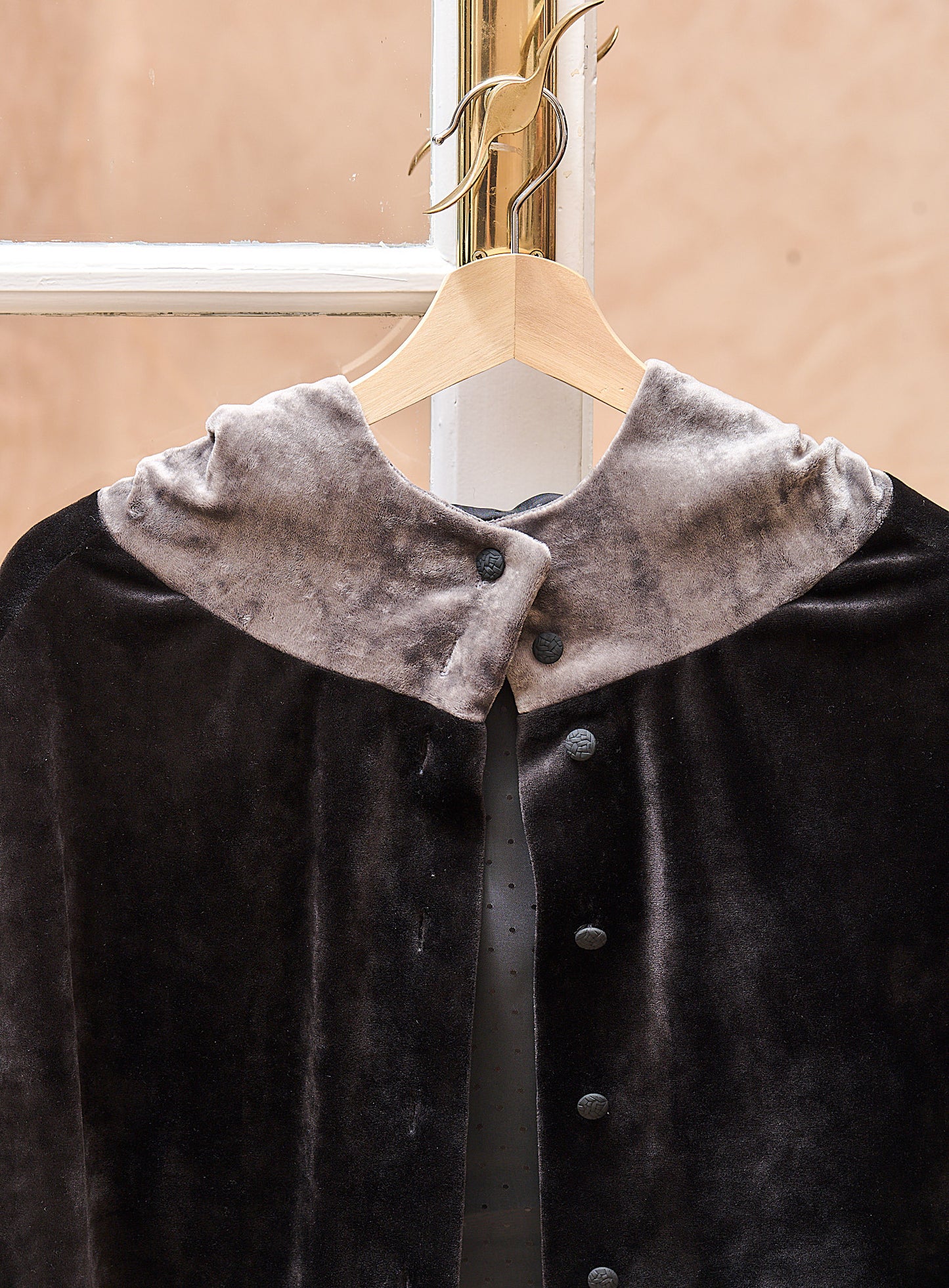 The Kylie Velvet Cape