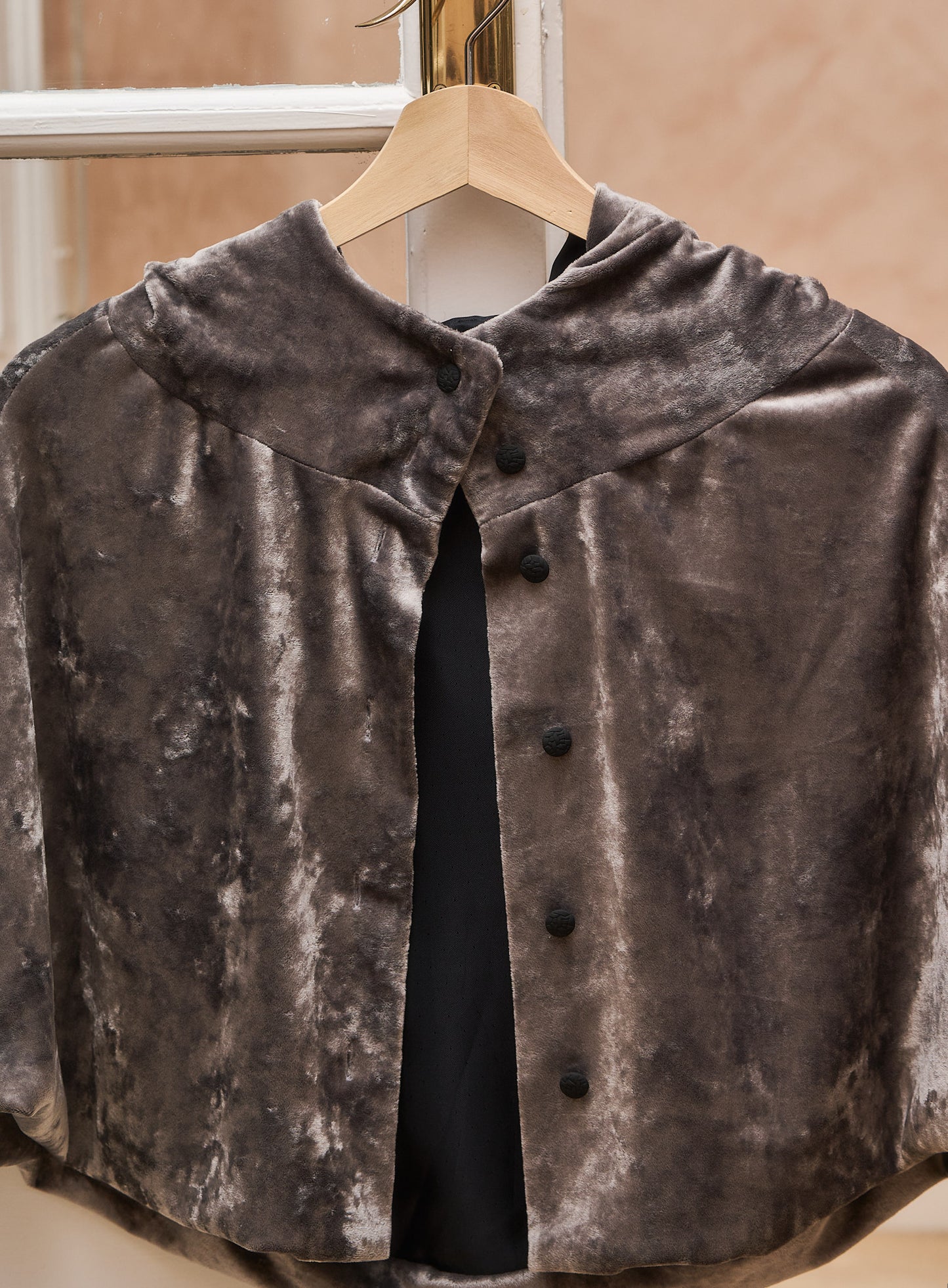 The Kylie Velvet Cape